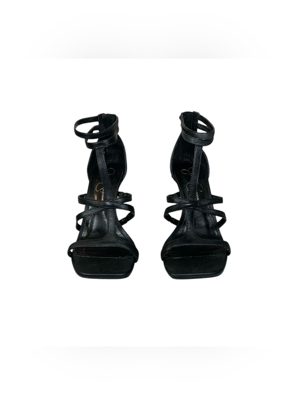 Jessica Simpson Black Strappy Sandals Heels